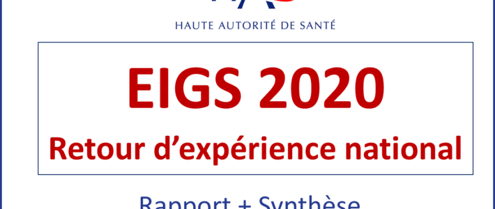 Rapport HAS : analyse des EIGS 2020